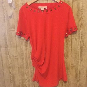 Red MICHAEL KORS Size Small Blouse